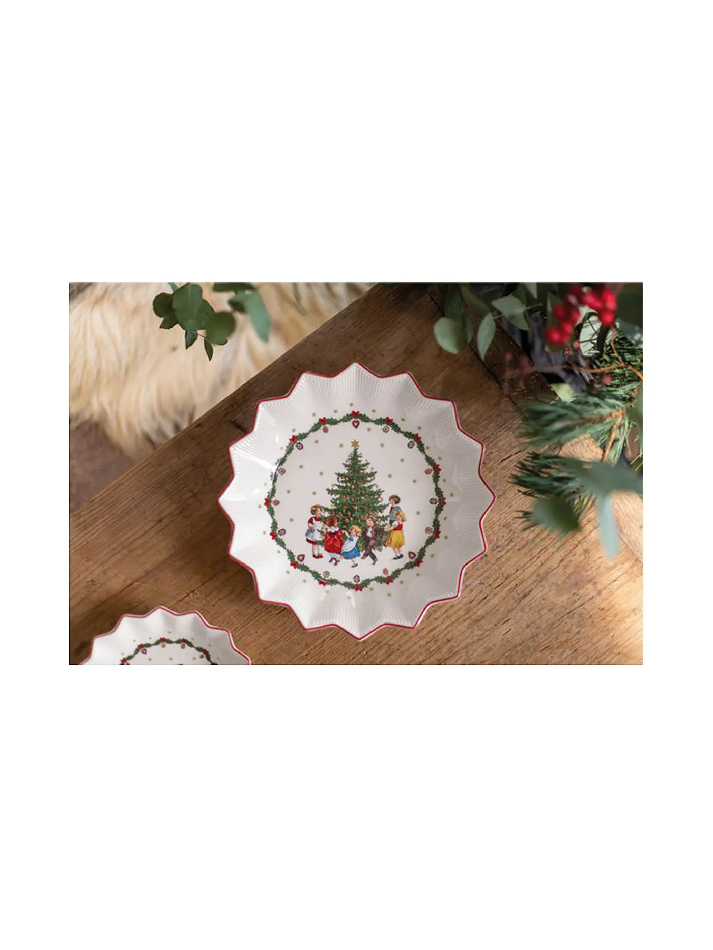 VILLEROY & BOCH | Toy's Fantasy Schale groß, Kinder mit Wunschzettel 24,5x24,5x4cm | 